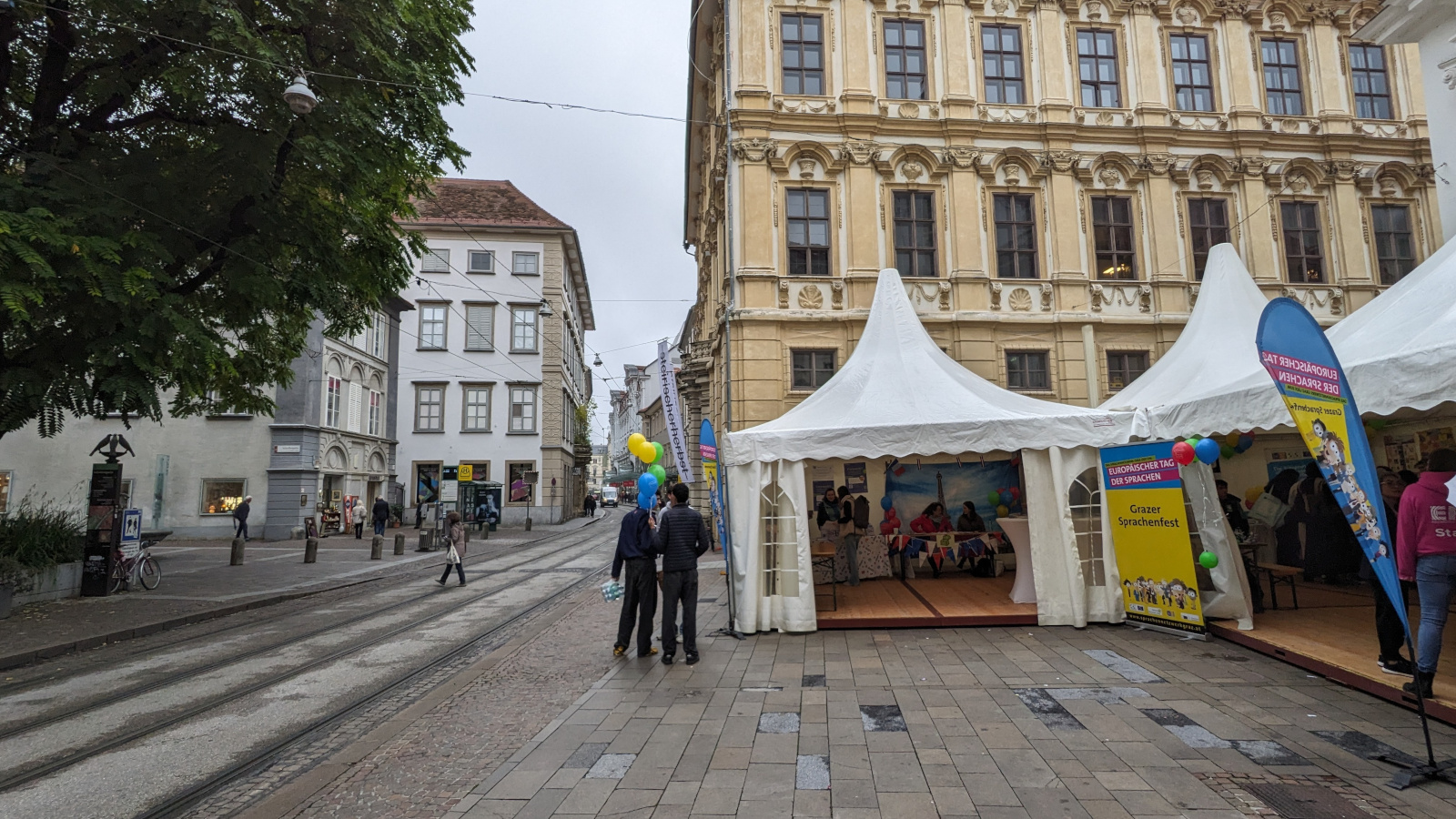 Tendoj de la eŭropa tago de lingvoj je la 26-a de septembro 2025